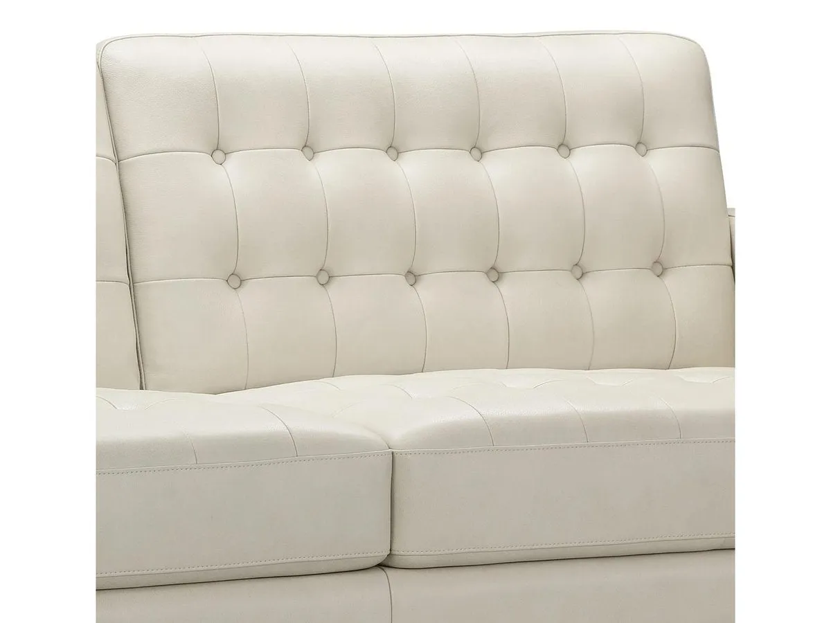 Tova Leather Loveseat