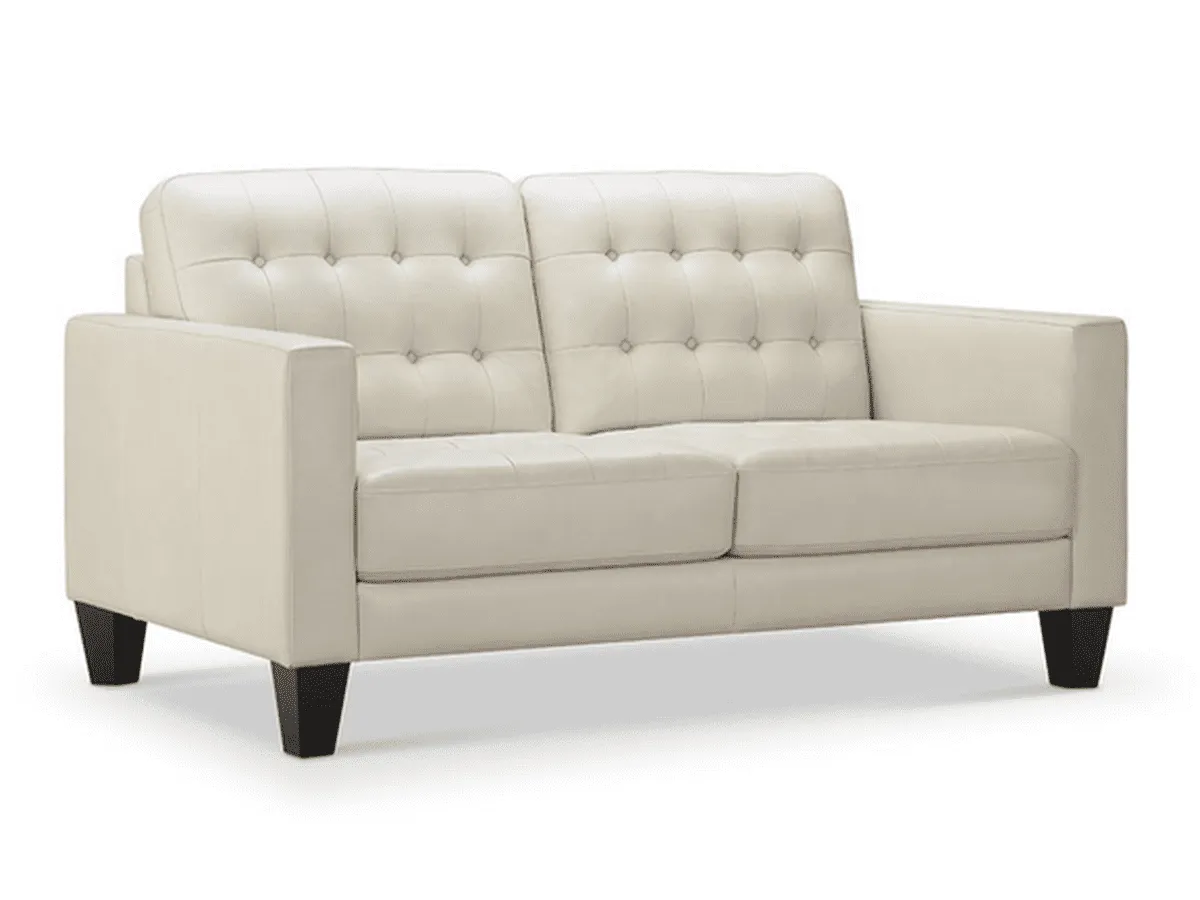 Tova Leather Loveseat