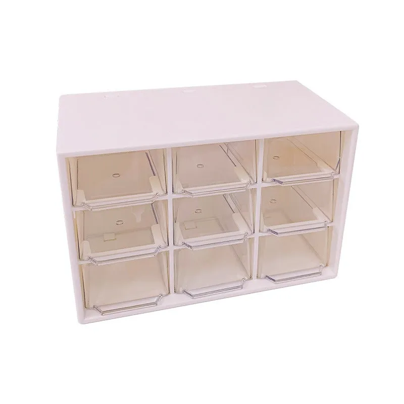 Transparent Storage Box Rack Drawer Set