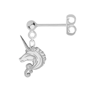 Unicorn Single Earring