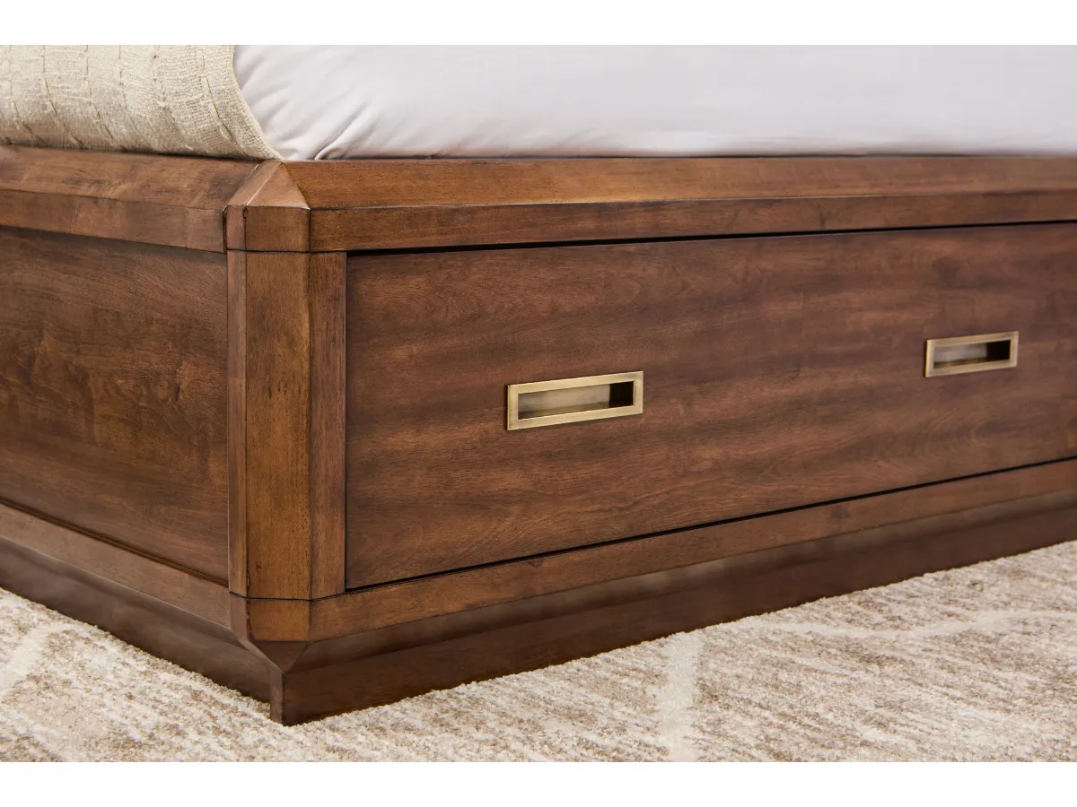 Westcliffe Mid-Century Storage Bed